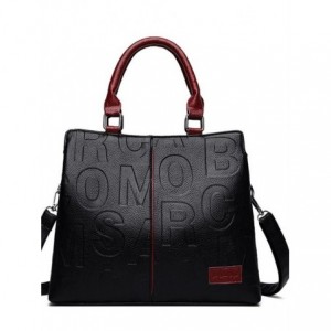 Sac à main ou bandoulière en similicuir avec design de lettres en relief